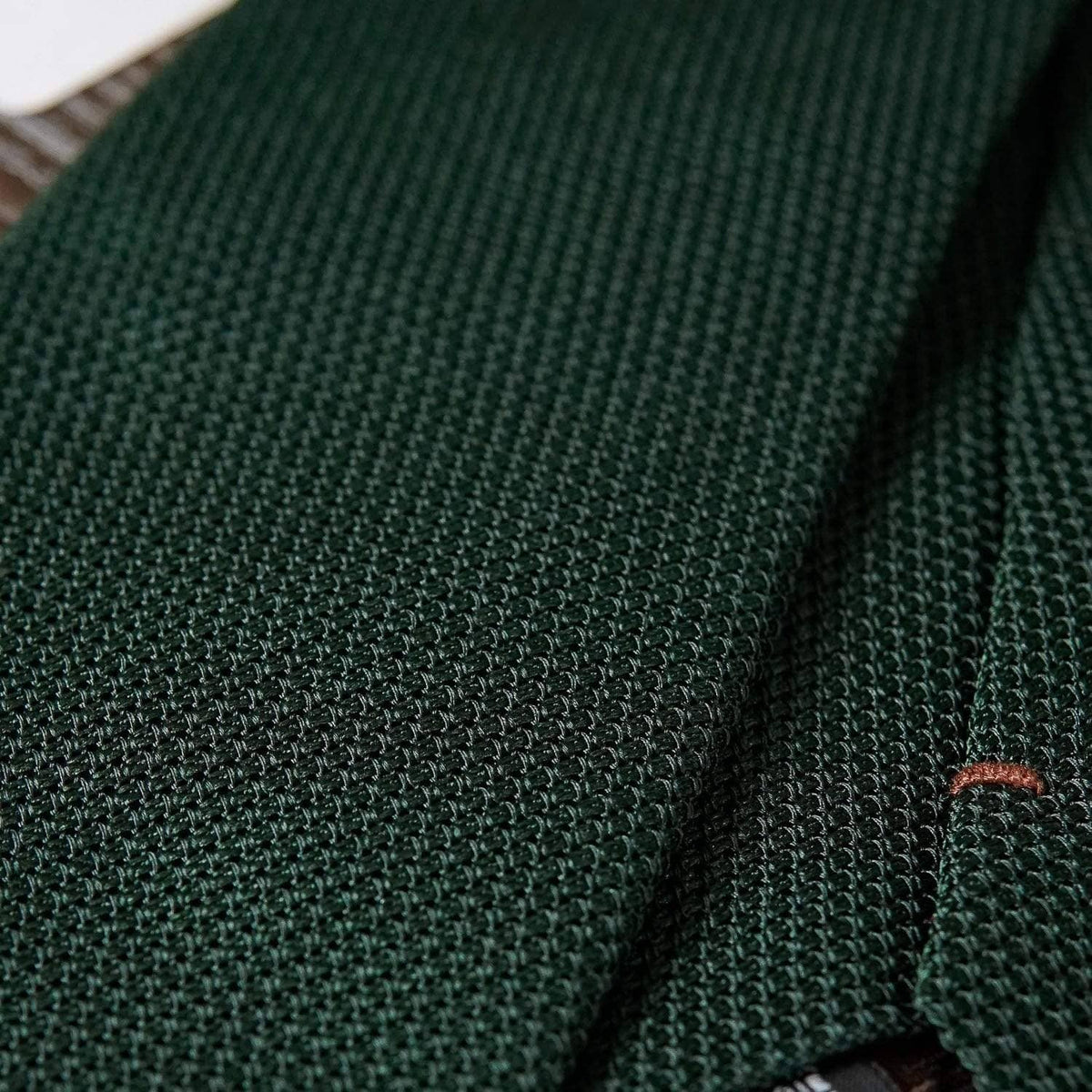 hunter green grenadine necktie