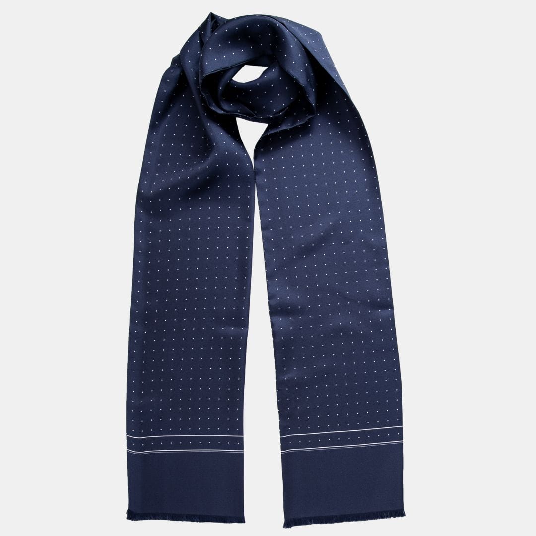 dark blue mens tuxedo scarf