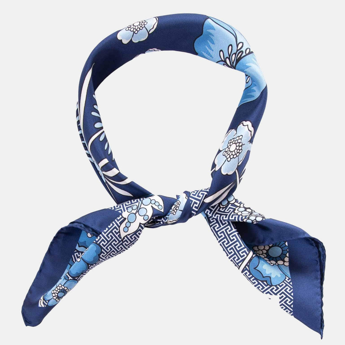 Italian silk large bandana scarf