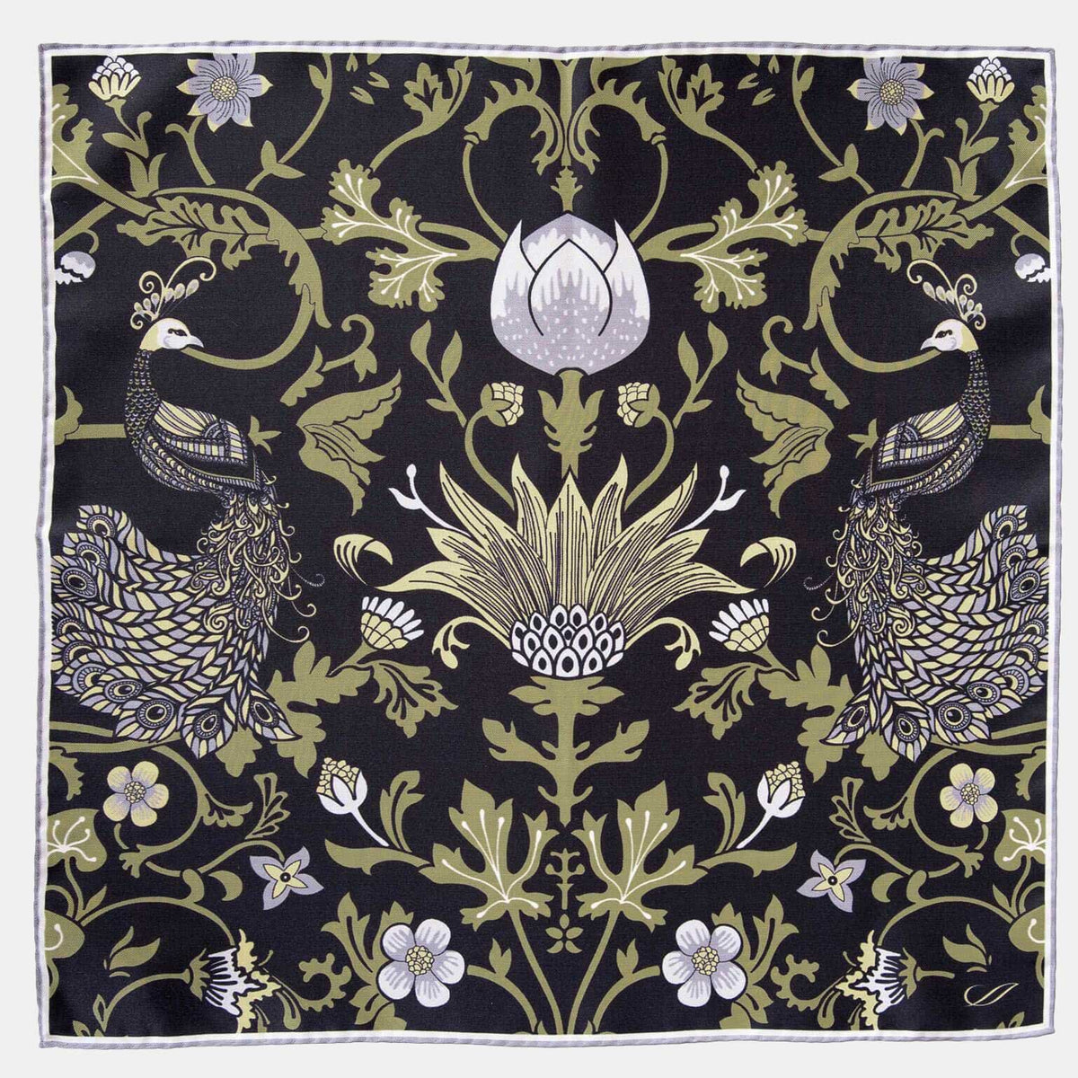 Luxury Italian silk pocket handkerchief