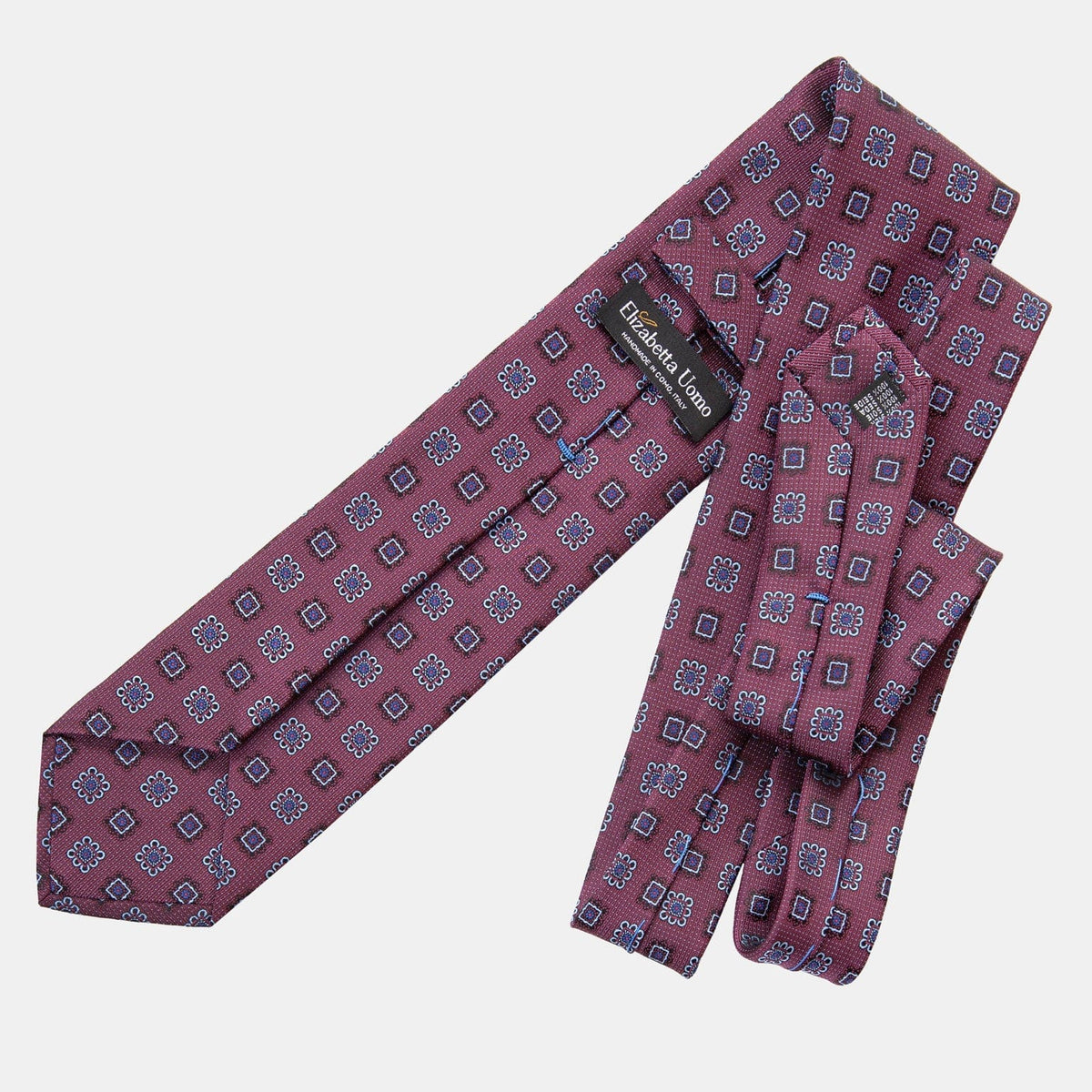Italian Silk Jacquard Tie - Handmade in Como Italy