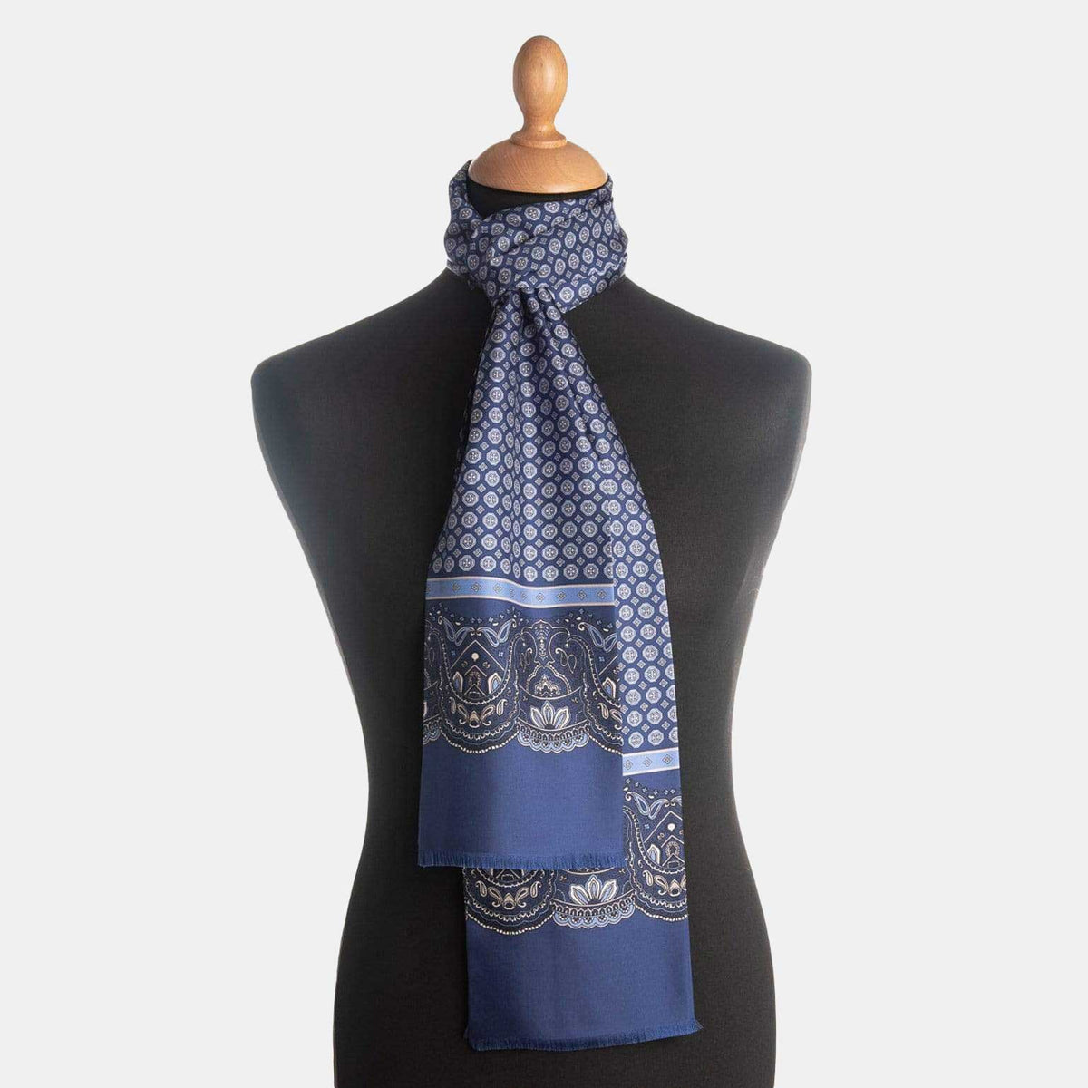 luxury mens dress silk scarf
