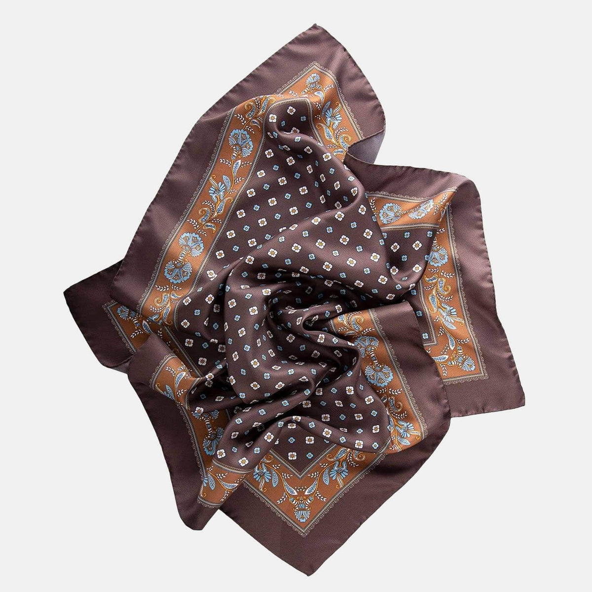 Luxury Italian silk scarf for men