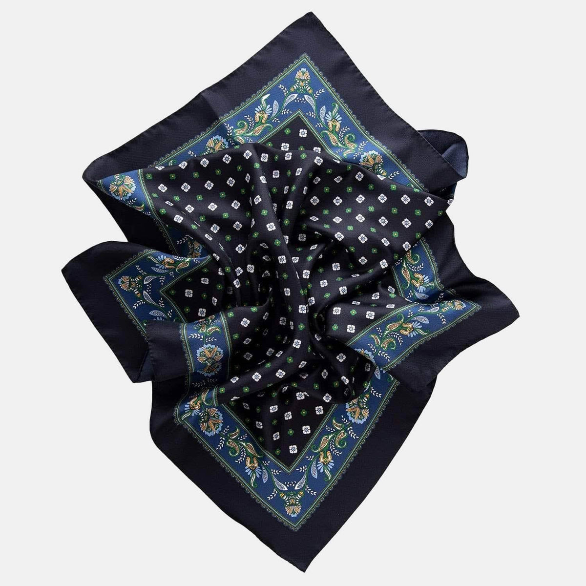 luxury Italian silk scarf for men