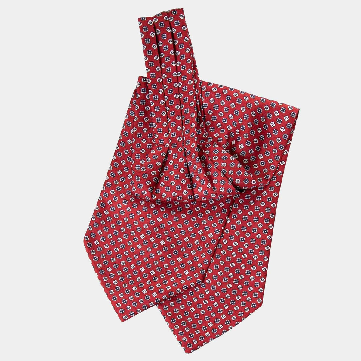 red silk cravat