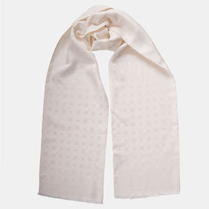 Cashmere scarf & pocket square Louis Vuitton White in Cashmere